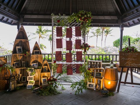 Layered welcome installation at a CITTA celebration